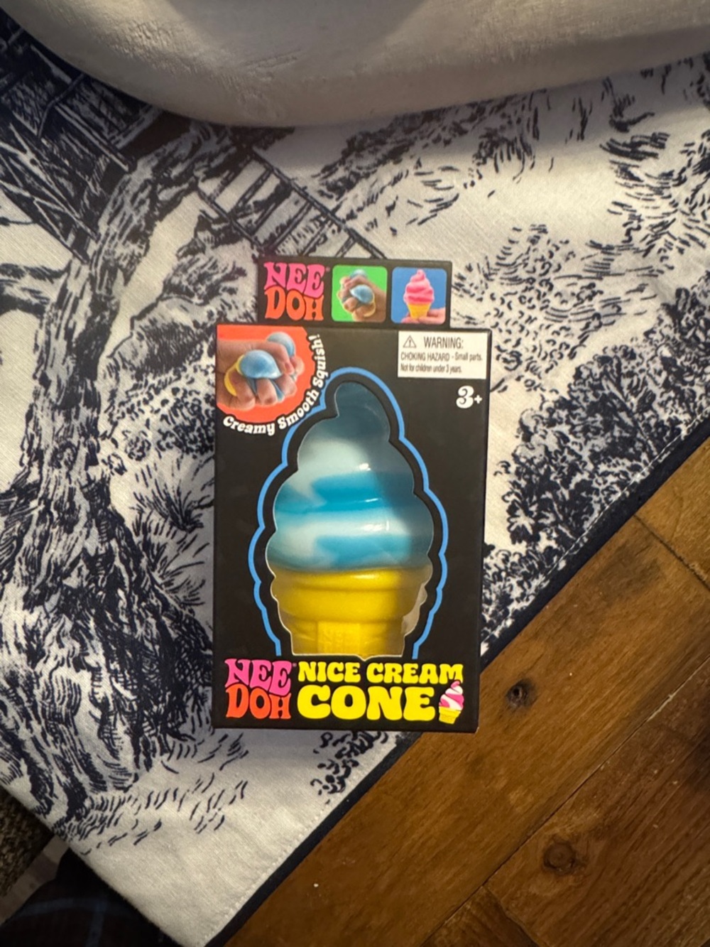 Needoh Nice Cream Cone Kids Toy - Blue & Yellow